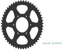 ESJOT Chain wheel 428 52z steel black - thumbnail