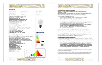 LED lamp 4W E27 filament Segula dimbaar 55325 CRI 90 20.000 uur