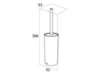 Tiger Toiletborstelhouder Vrijstaand Urban Mat Wit - thumbnail