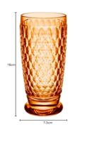 VILLEROY & BOCH - Boston Coloured - Longdrink-/bierbeker Apricot 16cm 0,40l - thumbnail