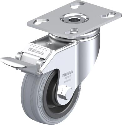 Blickle LKPA-VPA 80K-FI Zwenkwiel met rem Wieldiameter: 80 mm Draagvermogen (max.): 80 kg 1 stuk(s) Blickle LKPA-VPA 80K-FI Zwenkwiel met rem Wieldiameter: 80 mm Draagvermogen (max.): 80 kg 1 stuk(s)