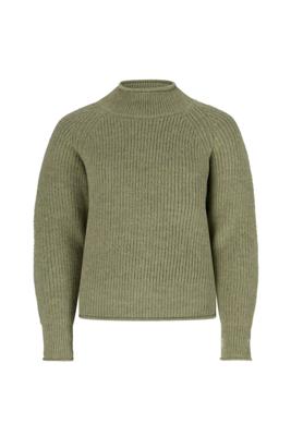 Like Flo winter sweater meisjes teens - groen - Daisy - kort - gebreid
