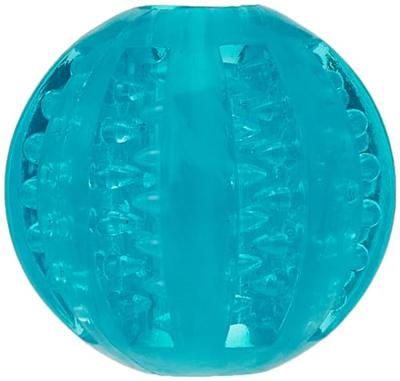 TRIXIE DENTA FUN TPR BAL MET MUNTSMAAK 6X6X6 CM 3 ST