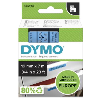 Labeltape dymo labelmanager d1 polyester 19mm bl Labeltape dymo labelmanager d1 polyester 19mm bl