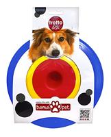 Bama Pet Trotto Disk Hondenspeelgoed 24.5x4.5 cm Blauw/Geel/Rood - thumbnail