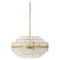 Richmond Hanglamp 'Desire' Crystal, 80cm, kleur Brushed Gold - thumbnail
