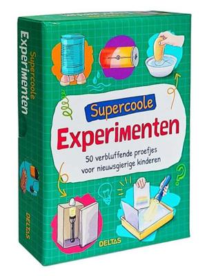 Deltas Supercoole experimenten - doos met kaarten Deltas Supercoole experimenten - doos met kaarten