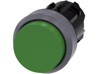Siemens SIRIUS ACT 3SU1030-0BB40-0AA0 Druktoets Rand vooruitstekend, Metalen frontring Groen 1 stuk(s) - thumbnail