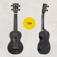 Mahalo MS1TBU Slimline Series sopraan ukelele transparent blue - thumbnail