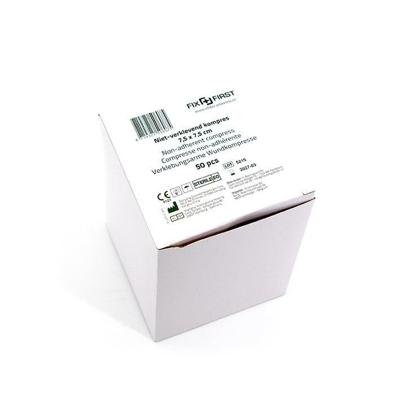 Niet verklevend wondkompres - 10 x 10 cm steriel - 50 stuks