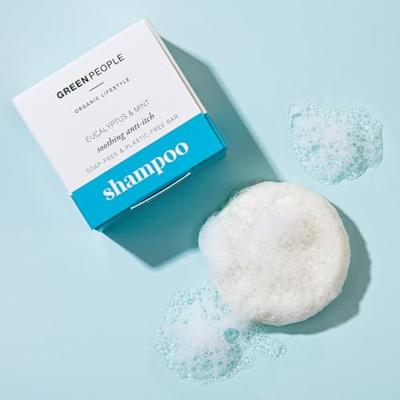 Green People Shampoo bar eucalyptus & mint 50 Gram Green People Shampoo bar eucalyptus & mint 50 Gram