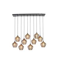 Light & Living Hanglamp 'Alvaro' 10-Lamps, kleur Antiek Brons - thumbnail