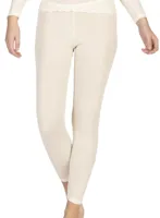 Dames Wollen legging / Thermo broek - Merino wollen thermisch lange onderbroek - thumbnail