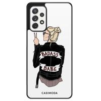 Samsung Galaxy A52 hoesje - Badass babe blondine - thumbnail