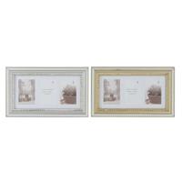 Fotolijsten DKD Home Decor Luxury Gouden Zilverkleurig Kristal polyestyreen Traditioneel 46,5 x 2 x 28,5 cm (2 Stuks) - thumbnail