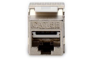 DIGITUS Keystone-module Cat-5e Afgeschermd - RJ45-bus - 100 MHz 1GBase-T - AWG 26-22 - Gereedschapsloze montage