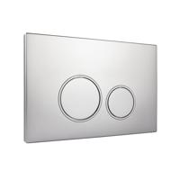 OUTLET Bedieningsplaat StarBlueDisc Doppio 25 TBV Geberit UP100 UP320 Mat Chroom - thumbnail