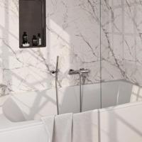 BRAUER Stripe Baddouche Thermostaatkraan - SET 03 - opbouw - wandhouder - staaf handdouche - doucheslang - chroom 5-CE-342 - thumbnail