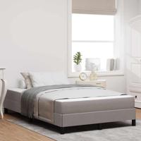 Boxspring bed Anders Taupe 120 x 200 cm Stof - thumbnail