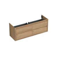 Onderkast Forzalaqua Gela 160x51x60 cm 4 Softclose Lades Eiken Oyster Forzalaqua - thumbnail