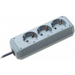 Brennenstuhl Eco-Line 3-voudige stekkerdoos (stekkerdoos met kinderbeveiliging en 1,5 m kabel) 1,5m lichtgrijs