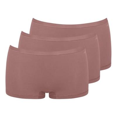 3-pack dames Go shorts - Daily biologisch katoenen boxershorts - Dames onderbroeken - M - Roze | Dames slip - Onderbroek - Ondergoed - Onderbroek -