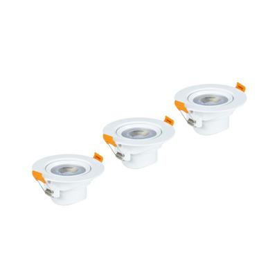 Xavax Led-inbouwspot Set Van 3 7W 450lm Lichtkleur: Warm Wit Fitting: Wit Xavax Led-inbouwspot Set Van 3 7W 450lm Lichtkleur: Warm Wit Fitting: Wit