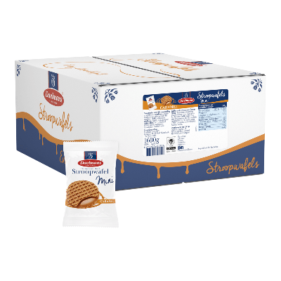 Daelmans - Mini Karamel Stroopwafels - Doos 200 stuks