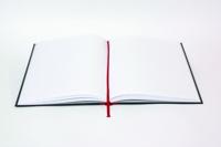 Oxford BLACK N&apos; RED gebonden boek, 192 bladzijden, ft A4, gelijnd - thumbnail