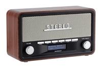 UNIVERSUM DR 350-21 Radio DAB+, VHF (FM) AUX, Bluetooth Wekfunctie Bruin - thumbnail