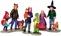 Lemax trick or treating fun s/4 halloween figuur Spooky Town 2014 - thumbnail