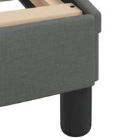 Bedframe zonder matras stof donkergrijs 140x190 cm - thumbnail