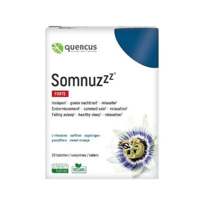 Quercus Stress,Slaap,Humeur & Concentratie Somnuzzz 20Tabletten Quercus Stress,Slaap,Humeur & Concentratie Somnuzzz 20Tabletten