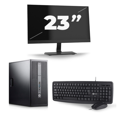 HP EliteDesk 800 G2 Tower - Intel Core i7-6e Generatie - 16GB RAM - 256GB SSD - Windows 11 + 1x 23 inch Monitor HP EliteDesk 800 G2 Tower - Intel Core i7-6e Generatie - 16GB RAM - 256GB SSD - Windows 11 + 1x 23 inch Monitor