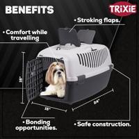 TRIXIE REISMAND CAPRI LICHTGRIJS / DONKERGRIJS 40X38X61 CM - thumbnail