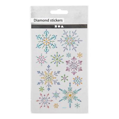Creativ Company Diamant stickers ijskristallen, 1 vel