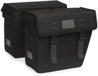 Newlooxs New looxs origin dubbel tas zwart - fietstas - unisex - waterafstotend - 39l - thumbnail