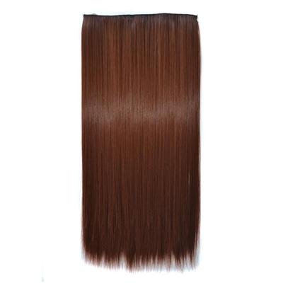 33 # Naadloze pruik met vijf clips uit één stuk Lange rechte pruik