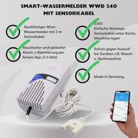 Schabus 500240 WWD 240 Draadloze watermelder Met app-besturing werkt via stopcontact - thumbnail