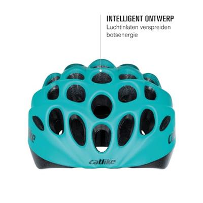 Buzaglo Catlike kinderhelm kitten maat xs 49-52cm aquamarijn