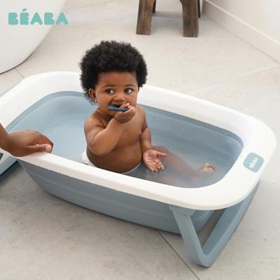 BEABA, Opvouwbaar bad - 920403 - Eazy Pop Camélé'O badkuip - Baltisch blauw