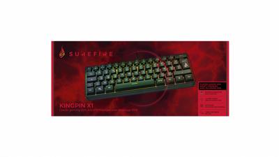 Surefire Gaming KingPin X1 Gaming-toetsenbord Kabelgebonden, USB AZERTY, Frans Zwart Verlicht, Multimediatoetsen