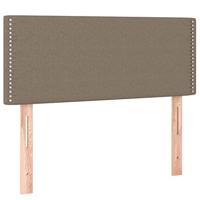 Hoofdbord LED 90x5x78/88 cm stof taupe - thumbnail