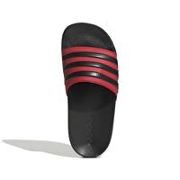 adidas Adilette Shower Slippers Kids Zwart Rood - thumbnail