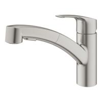 GROHE Eurosmart Keukenkraan - supersteel geborsteld 30305dc1 - thumbnail