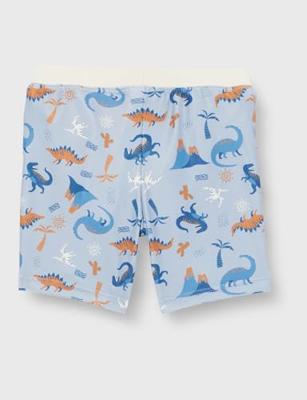 Playshoes zwemshort dino blauw-86-92