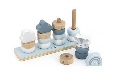 Label Label Stapelringen blauw