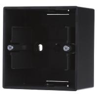 Busch-Jaeger 2CKA001799A0923 Opbouwbehuizing 1-voudig Mat, Zwart, Diepzwart (RAL 9005) 1 stuk(s) - thumbnail