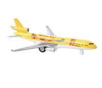 TOM vliegtuig Aero Jet 19,5 cm die cast geel - thumbnail