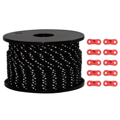 Tentscheerlijn met reflecterende strips en spanners 50 m 5 mm